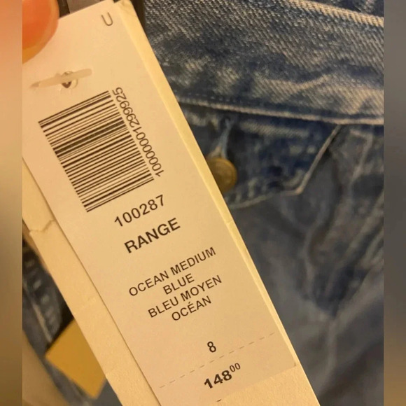 Aritzia Wilfred Free Range Jean Ocean Medium Blue Size 8 - Picture 7 of 7